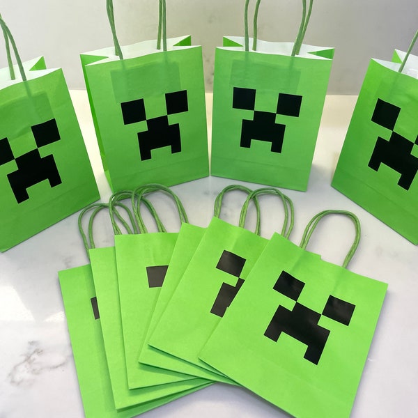 Minecrafter Favor Bags
