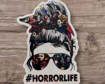 Horrorlife Sticker - Holographic awesomeness!!