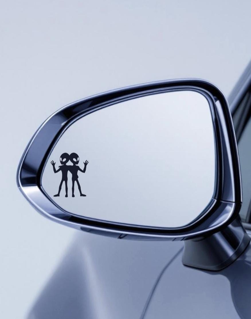 MINI Aliens Vinyl Decal: Car Window, Mirror Accessory - Etsy
