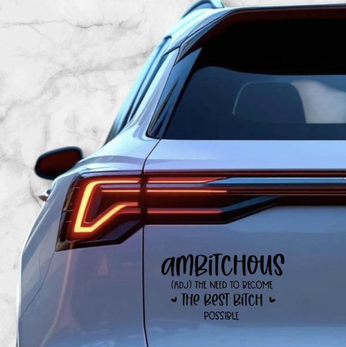 Ambitchous - Funny Bitchy Vinyl Decal