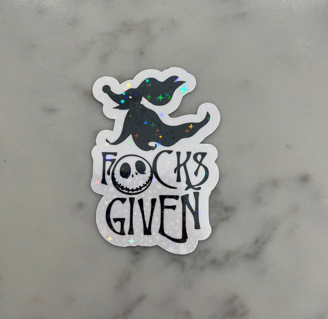 Zero Focks Given Holographic Sticker - - Etsy