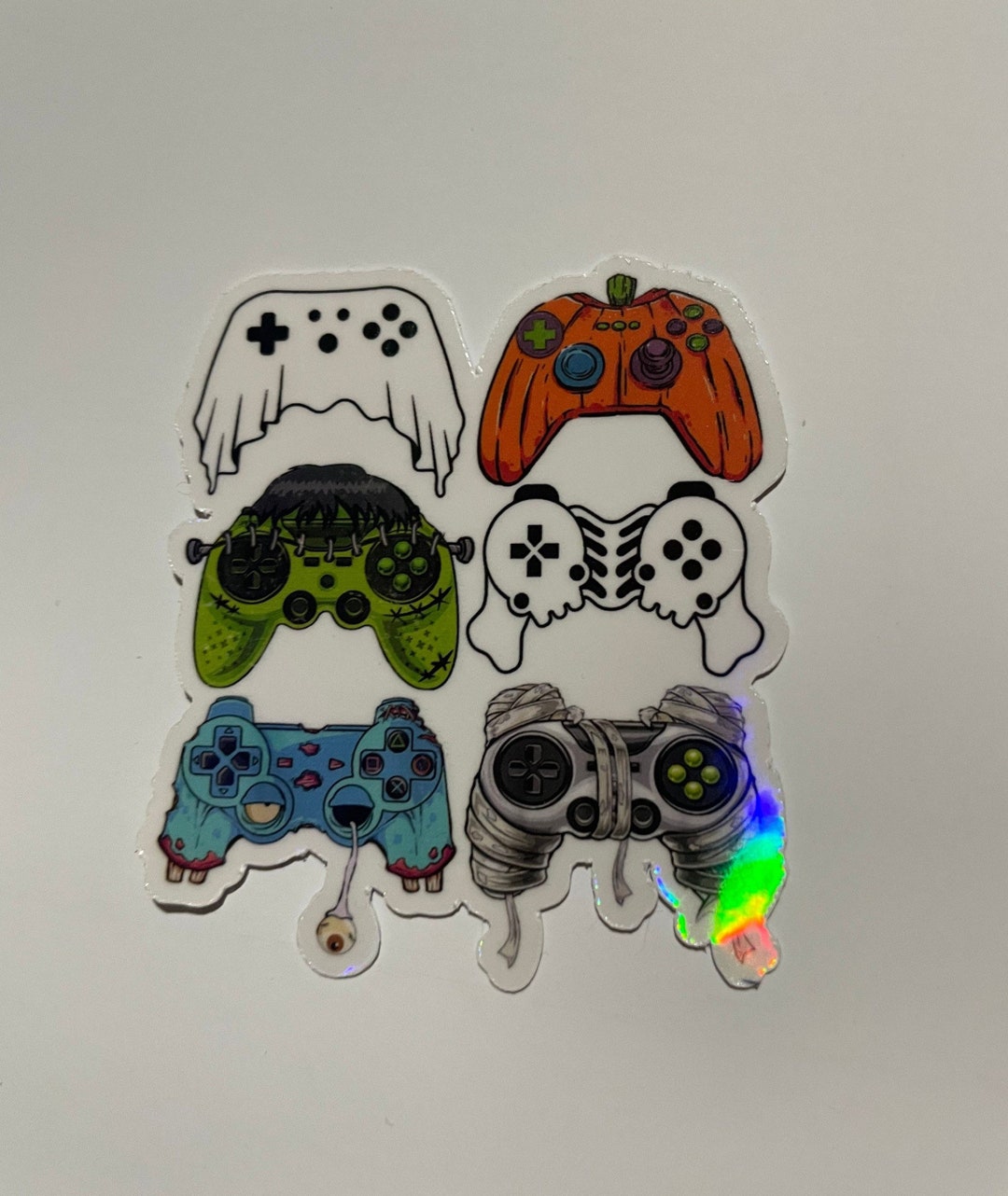 Monster Gaming Controller Sticker Etsy