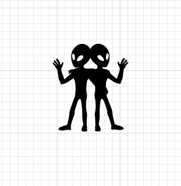MINI Aliens Vinyl Decal: Car Window, Mirror Accessory - Etsy