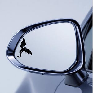 Dragon Mini Permanent Vinyl Window Decal, rearview mirror, windshield, vehicle flare, car accessories, 2 Dragon Styles