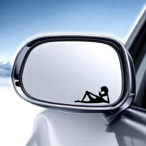 Lounging Alien Mini Permanent Vinyl Window Decal, rearview mirror, windshield, vehicle flare, car accessories