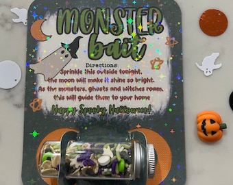 Tarjeta de cebo de monstruo con cebo - Personalizable