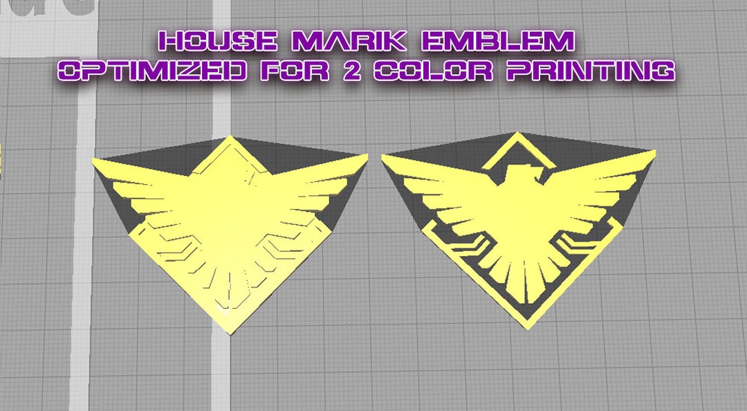 Battletech House Marik STL File for 3d Printed Insignia Etsy