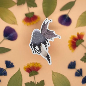 Cottage Core Mushroom Fairy Sticker