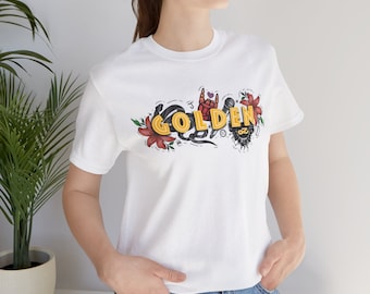Camiseta unisex con tatuaje dorado de Jungkook de BTS