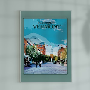 BURLINGTON, VERMONT Poster