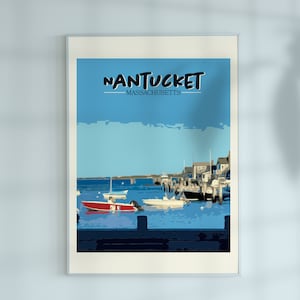 NANTUCKET, MASSACHUSETTS Cartel/Arte de pared