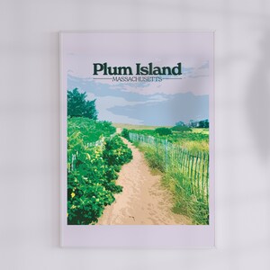 PLUM ISLAND Massachusetts poster/muurkunst