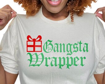 Envoltorio de gangsta con caja de regalo roja SVG, PNG, clipart (archivo digital)