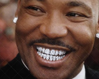 Clipart PNG de MLK BLING: Diseño de silueta de Cricut (Descarga digital)