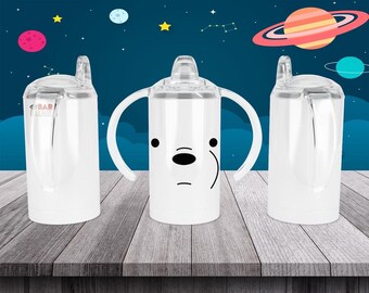 Diseño de sublimación para vaso infantil de 12 oz: Plantilla para vaso (descarga digital)
