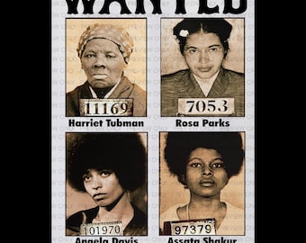 Mujeres de la historia negra: Rosa, Harriet, Angela, Assata (Descarga digital)