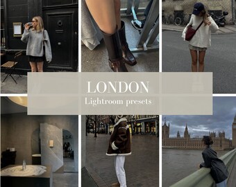 4 London Lightroom mobile and desktop presets - Lightroom presets for mobile - Dark presets