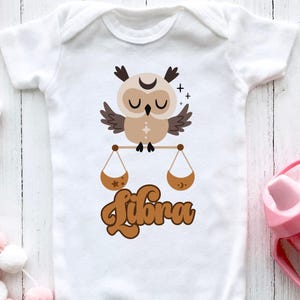 Libra Baby Bodysuit, Zodiac Sign, Outfit for Newborns, Cute Horoscope Baby Shower Gift, Astrology Baby Clothes, Star Sign Onesie®
