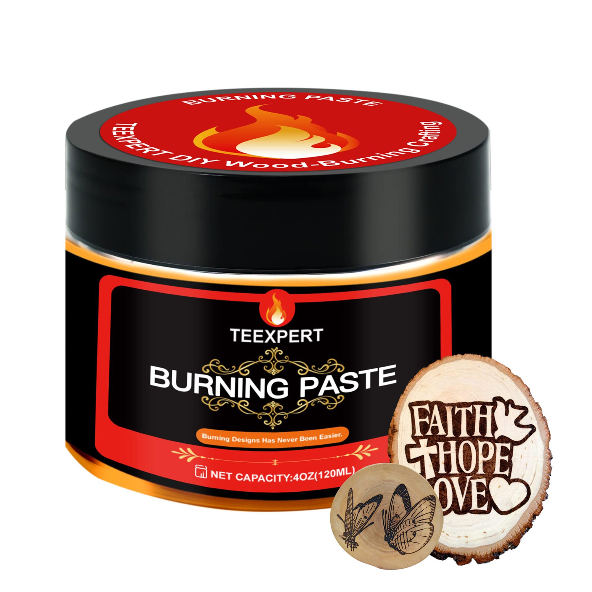 Wood Burn Paste Wood Burn With Heat Easy Wood Burn Tool Torch Paste Easy  Pyrography -  Finland