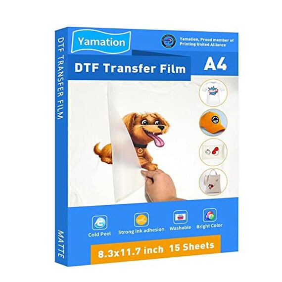 DTF Transfer Film Sheet - Single Sided Matte Finish