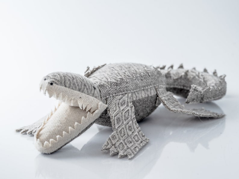 Alligator Handmade Stuffed Animal image 1