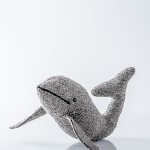 Cute Whale Handmade Stuffed Animal Christmas gifts Baby shower welcome baby gifts birthday image 1