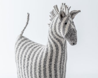 Zebra - Handmade Stuffed Animal