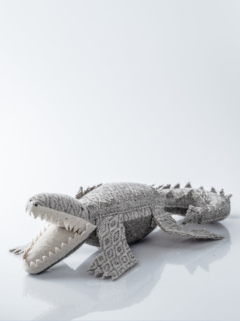 Alligator Handmade Stuffed Animal image 2