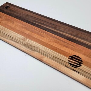 Las Vegas - Handmade Charcuterie Board | Cheese Board | Wood Cutting Board Made with Real Walnut, Cherry, and Maple Wood