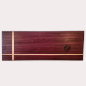 Charcuterie Board CHB - Handmade Charcuterie Board | Cheese Board | Wood Cutting Board Made with Real Maple and Purpleheart Wood