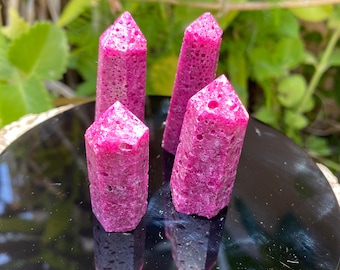 Small Honeycomb Ruby Tower