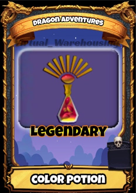 Roblox Dragon Adventures Legendary COL0R POTI0N - Etsy