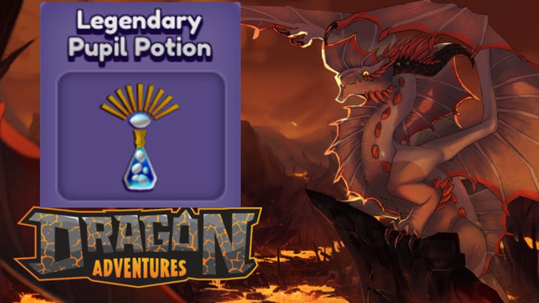 Roblox Dragon Adventures Legendary Pupil Potion Etsy