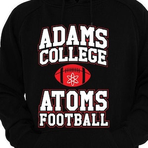 Adams College Atoms Football Digital Cut Files - Ontwerp - Cricut - SVG - Silhouette Cameo - PNG - EpS - PDF - DxF - Revenge Of The Nerds