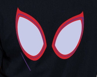 Archivos de corte digital de ojos de Spider-Man - Diseño - Cricut - SVG - Silhouette Cameo - PNG - EpS - PDF - DxF - Inspirado en Spiderverse