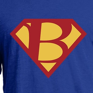 Super B Digital Cut Files - Design - Cricut - SVG - Silhouette Cameo - PNG - EpS - PDF - DxF - Superhero