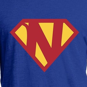 Super N Digital Cut Files - Design - Cricut - SVG - Silhouette Cameo - PNG - EpS - PDF - DxF - Superhero