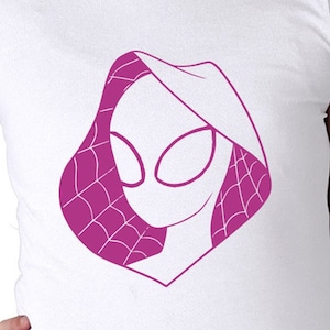 Spider Gwen Digital Cut Files - Ontwerp - Cricut - SVG - Silhouet Cameo - PNG - EpS - PDF - DxF - Spider Woman