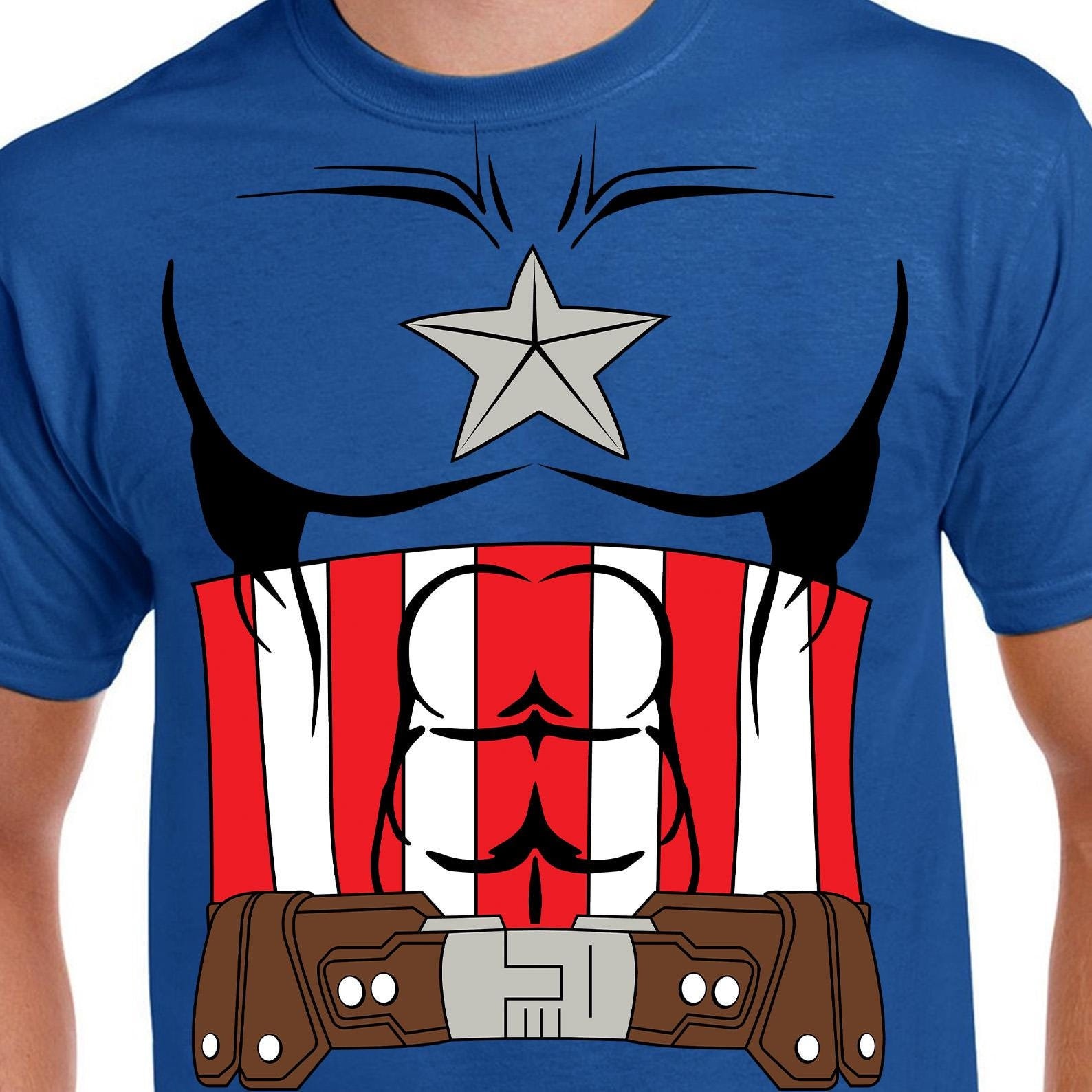Amazon Boys Captain America Shirt Marvel Avengers Captain America