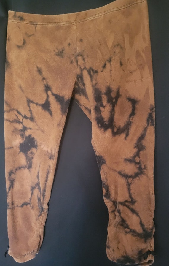 Used Xhilaration Crop Leggings, Reverse Tie Dyed 