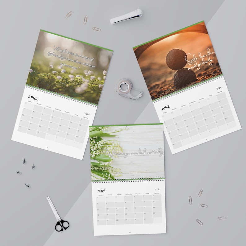 Holistic Mental Health 2024 Calendar Inspirational Quotes Anxiety