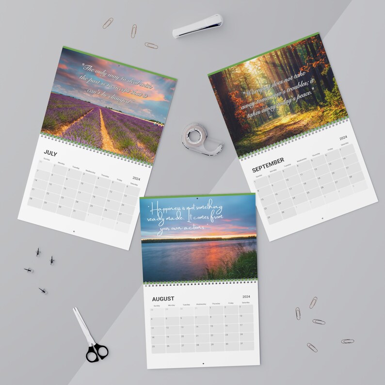 Holistic Mental Health 2024 Calendar Inspirational Quotes Anxiety