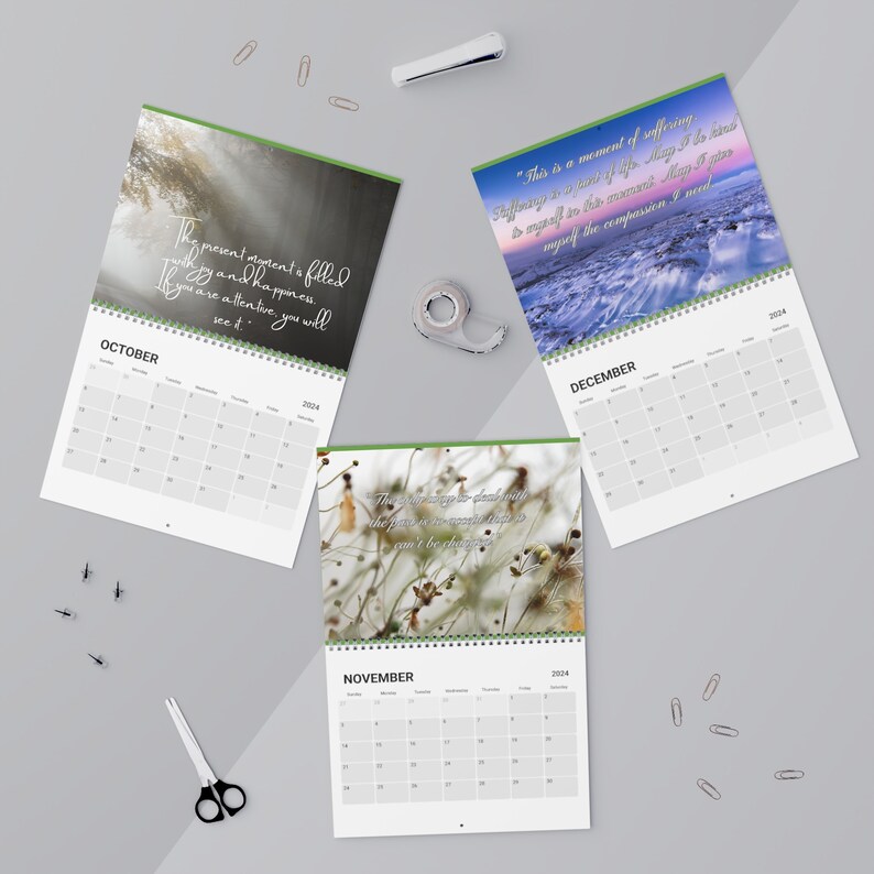 Holistic Mental Health 2024 Calendar Inspirational Quotes Anxiety
