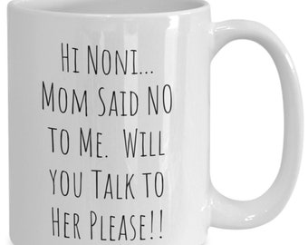 Noni Mug, Funny Noni Coffee Cup, Gift for Italian Grandpa, Grandfather, Him, Present from kids, Gifts for Men