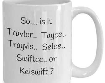 Taylor Swiftie Mug, Travis Kelce Mug, Kelce Swift Collaboration, Taylor and Travis, Swiftie Mech, Swiftie Merch