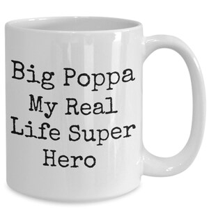 Big Papa Mug, Funny Big Papa Coffee Cup, Present from Grand Children, Present from, Gift for Big Papa, Present for Grandfather, Father&#39;s Day