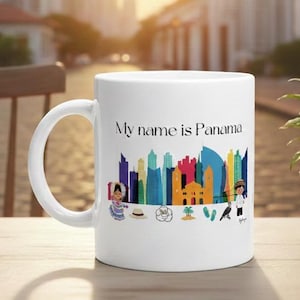Panama Souvenir Mug, Panama City, 11oz Ceramic