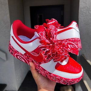 air force ones red bandana