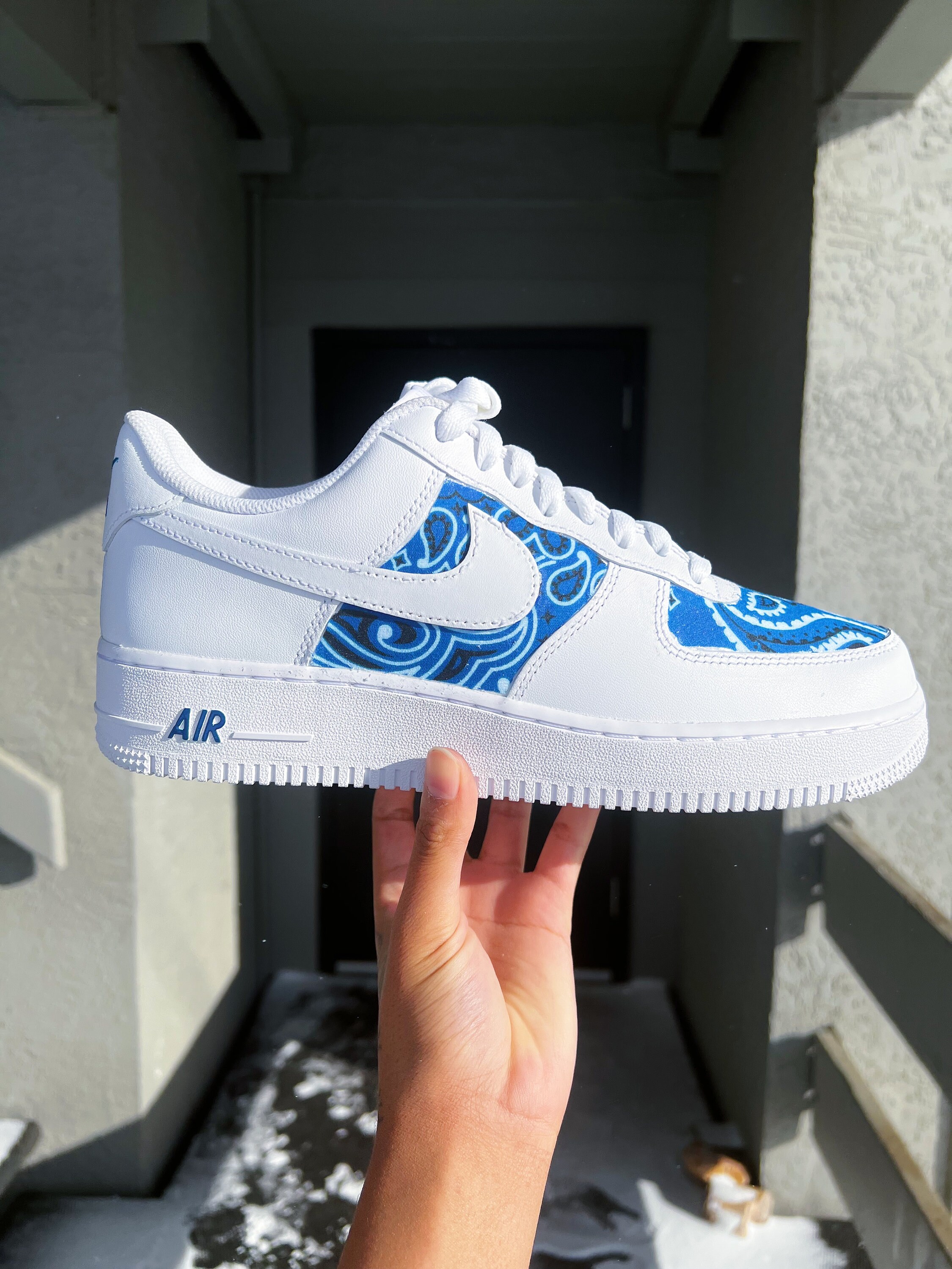 Bandanna Custom Air Force Ones Etsy Australia
