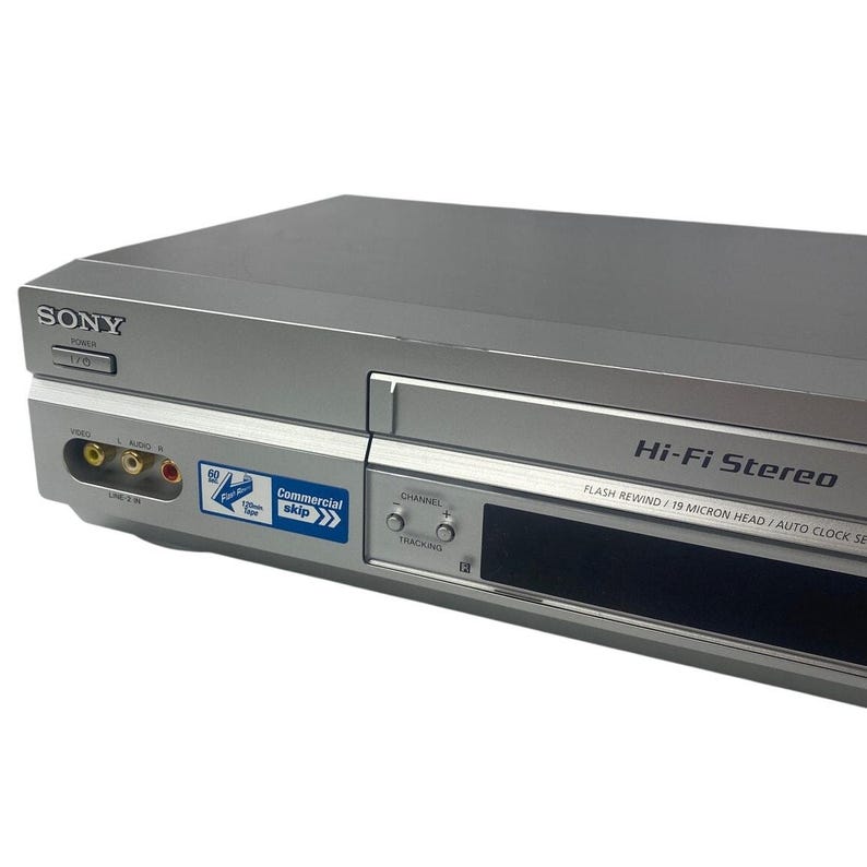 Vtg 90s Sony SLV-N750 VCR VHS Player With Remote Original Box Blank ...